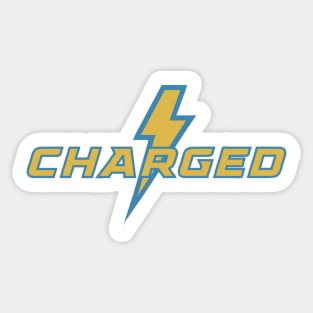 Charged by Buck Tee Originals Sticker